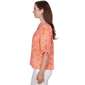 Womens Ruby Rd. Hothouse Florals Tie Sleeve Paisley Blouse - image 4