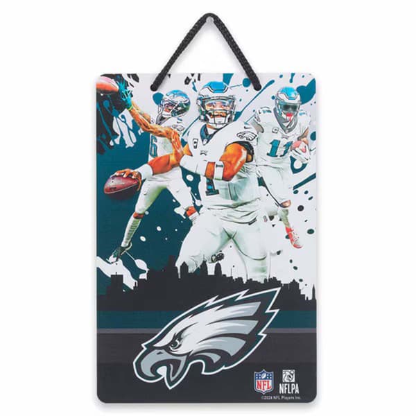 Open Road Eagles City Skyline Hanging Sign - image 