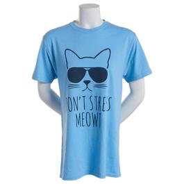 Womens JERZEES Don&#39;t Stress Meow Top