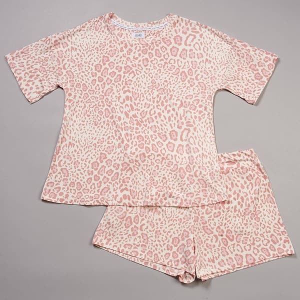 Womens Jones New York Short Sleeve Abstract Pajama Short Set
