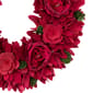 Northlight Seasonal Wood Roses Valentine''s Day Wreath - image 3