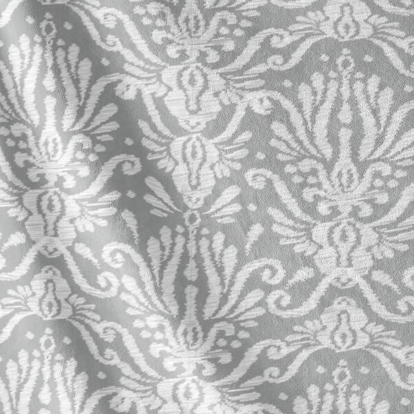 Spirit Linen Home&#8482; Velvet Plush Scroll Grey Throw Blanket