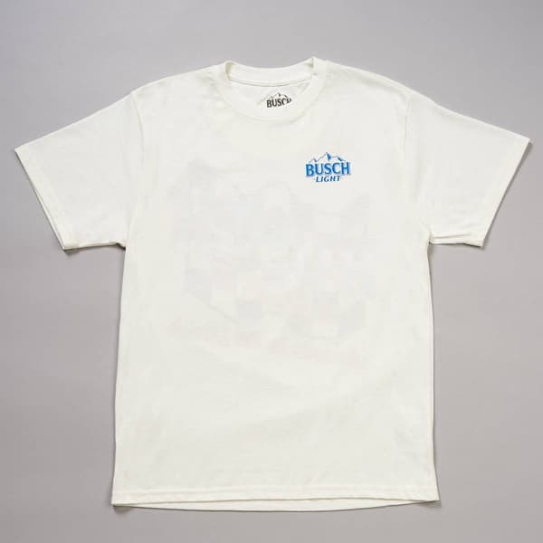 Mens Busch Light Smooth To The Finish Short Sleeve Graphic Tee