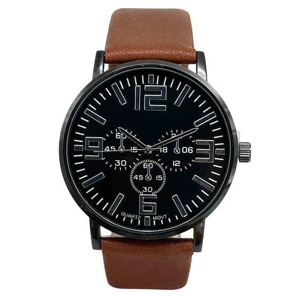 Mens Silver Easy Read Dial Quartz Watch - MWPU08BV - image 