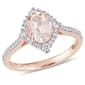 Gemstone Classics(tm) 10kt. Rose Gold Vintage Engagement Ring - image 1