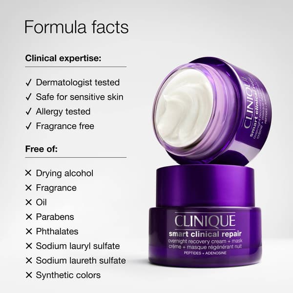 Clinique Smart Clinical Repair&#8482; Overnight Recovery Cream + Mask