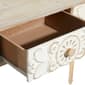 9th & Pike® Brown Farmhouse Wood Console Table - image 8