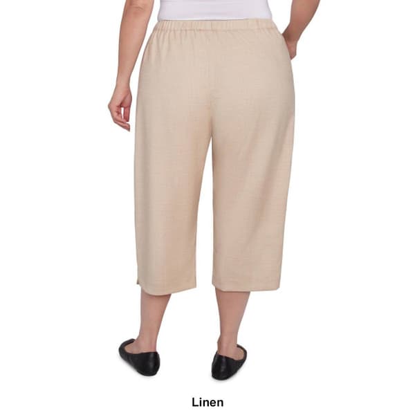 Plus Size Alfred Dunner Catalina Island Patch Pocket Capri Pants