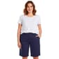 Plus Size da-sh Vanessa Two Button Cargo Pocket Capris - image 1