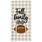 Fall Family Check Fiber Reactive Kitchen Towel - image 1