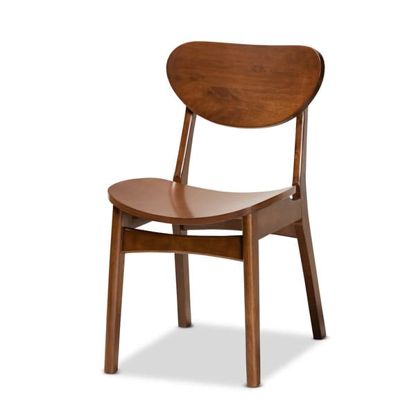 Baxton Studio Katya Modern Walnut Brown Wood 5pc. Dining Set