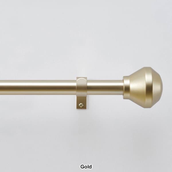 DKNY Conrad 66in. Curtain Rod Set