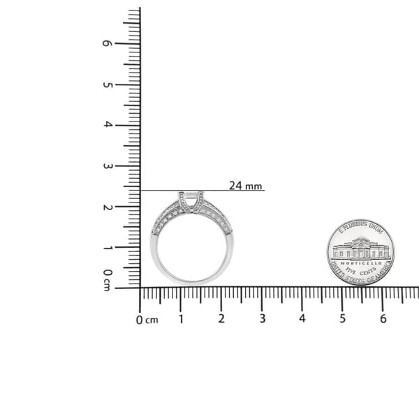 Haus of Brilliance 3/4ctw Diamond Engagement Ring and Band Set