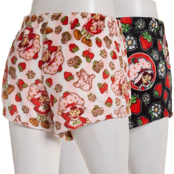 Juniors Strawberry Shortcake 2pk. Plush Pajama Shorts