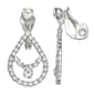 You''re Invited Crystal Clip On Leverback Drop Earrings - image 1
