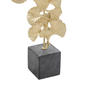 9th & Pike® Gold Contemporary Ginko Leaf Sculpture - image 5