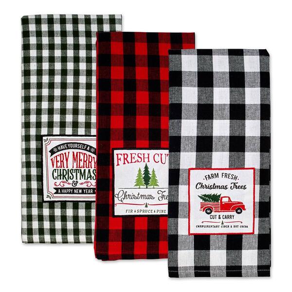 DII&#40;R&#41; Christmas Tree Farm Kitchen Towels - Set of 3 - image 