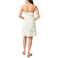 Juniors Wallflower Floral Lace Trim A-Line Mini Dress - image 3
