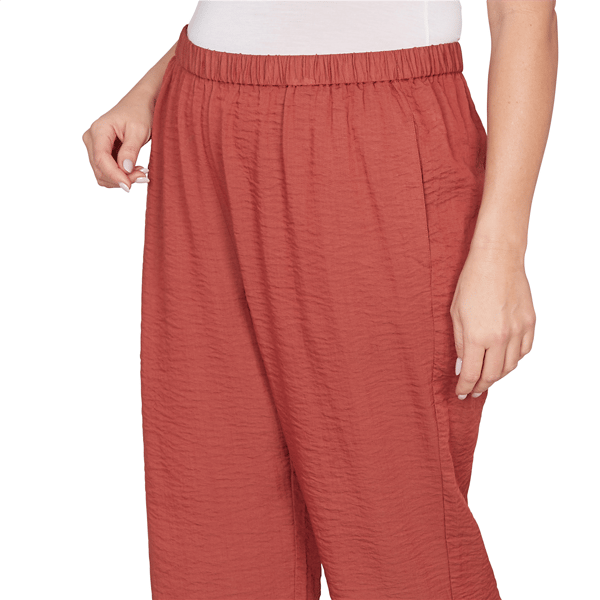 Plus Size Alfred Dunner Spice Market Wide Leg Pull On Pants