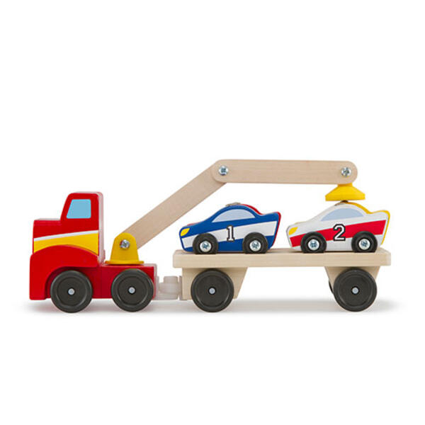 Melissa &amp; Doug(R) Magnetic Car Loader Toy - image 