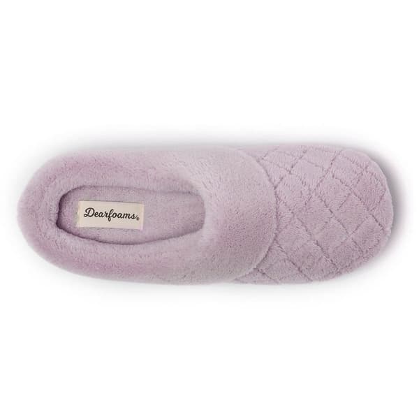 Womens Dearfoams Libby Quilted Terry Clog