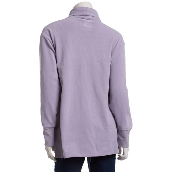 Womens RBX Plush Fleece Mock Neck Pullover Tunic