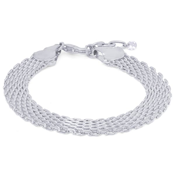Silver Plated Bismark Chain Bracelet - image 