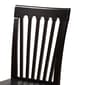 Baxton Studio Zora Dark Brown Wood 5pc. Dining Set - image 5