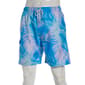 Young Mens SURFZONE(R) Blue Tonal Palms Swim Trunks - image 1