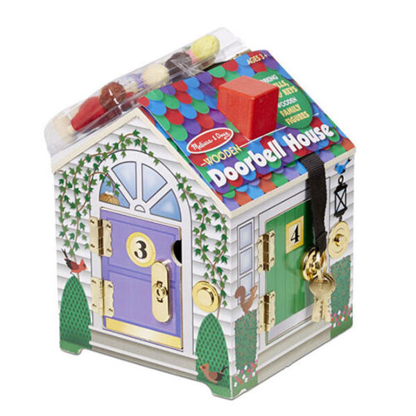 Melissa &amp; Doug(R) Wooden Door Bell House - image 