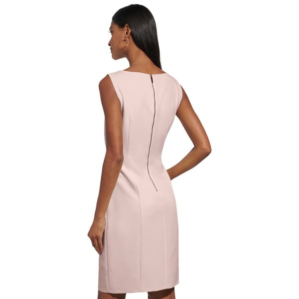 Womens Tommy Hilfiger Sleeveless Side Drape Sheath Dress