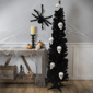Northlight 6ft Charcoal Iridescent Slim Artificial Halloween Tree - image 2