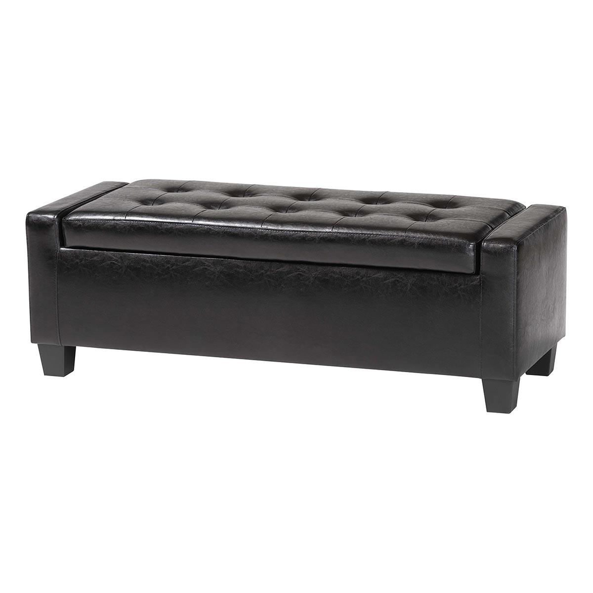 Baxton Studio Manchester Ottoman