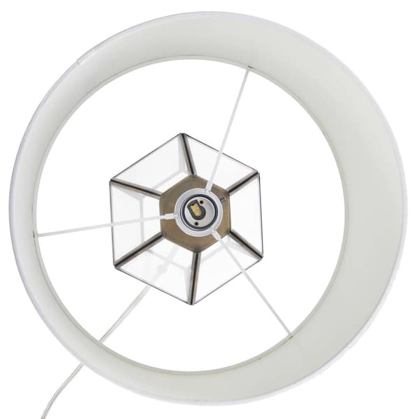 Lalia Home Barnlitt Transparent Triagonal Table Lamp