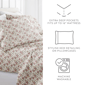 Soft Essentials 4pc. Ultra Soft Blooming Floral Sheet Set - image 10