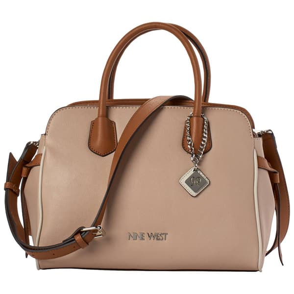 Nine West Isidore Solid Large Satchel - image 