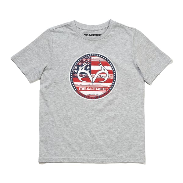 Boys (8-18) Realtree(R) Circle Flag Short Sleeve Tee - image 
