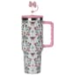 Agenda 40oz. 3D Pink Butterfly Travel Cup - image 1