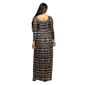 Plus Size 24/7 Comfort Apparel Geometric Maternity Maxi Dress - image 3