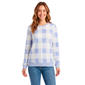 Womens Emily Daniels Long Sleeve Pullover Hacci Sweater - Grey - image 1