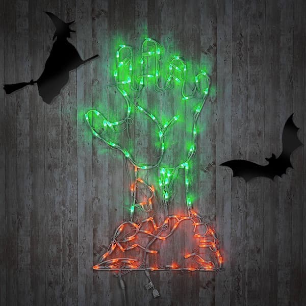 National Tree 36in. Halloween LED Zombie Hand Wall Décor