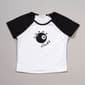 Girls (7-16) No Comment Lucky 8 Ball Short Sleeve Raglan Tee - image 1