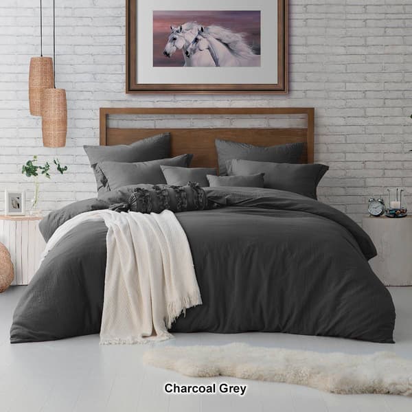 Cathay&#174; Swift Home&#174; Contemporary Microfiber Crinkle Duvet Set