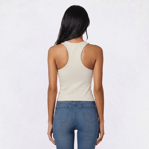 Juniors Madden Girl Ribbed Beaded Racer Tank Top w/ Shelf Bra