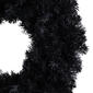 Northlight Seasonal 24in. Black Colorado Spruce Halloween Wreath - image 3