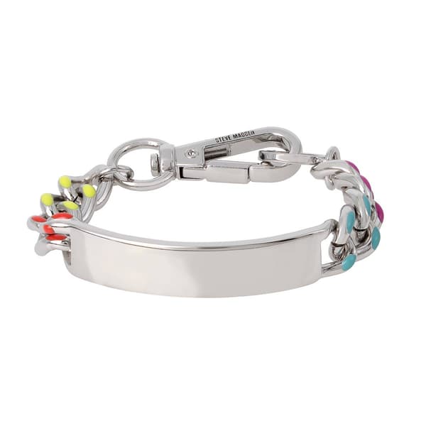 Steve Madden ID Curb Chain Link Bracelet - image 