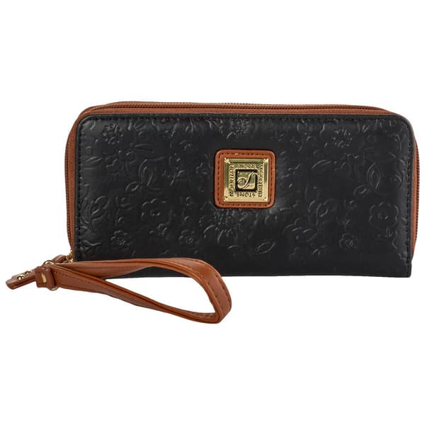 Stone Mountain Spring Bloom Embossed Wristlet - image 