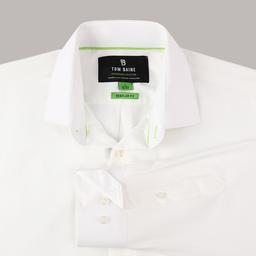 Mens Tom Baine Regular Fit Textured Dress Shirt - Light Yellow