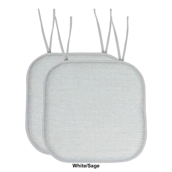 Sweet Home Collection Cameron No Slip Back Chair Pad w/ Ties
