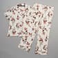 Womens Nicole Miller Studio Short Sleeve Peony Pajama Set - image 1